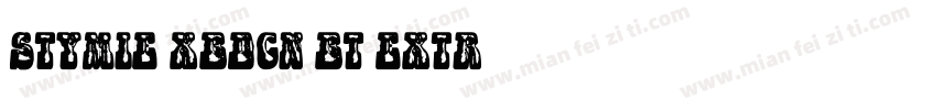 Stymie XBdCn BT Extr字体转换